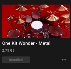 GetGood Drums One Kit Wonder - Metal